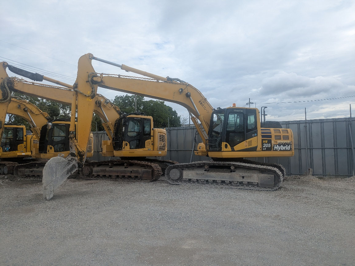 トラックの販売油圧ショベル