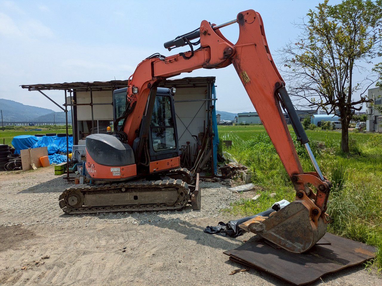 トラックの販売油圧ショベル