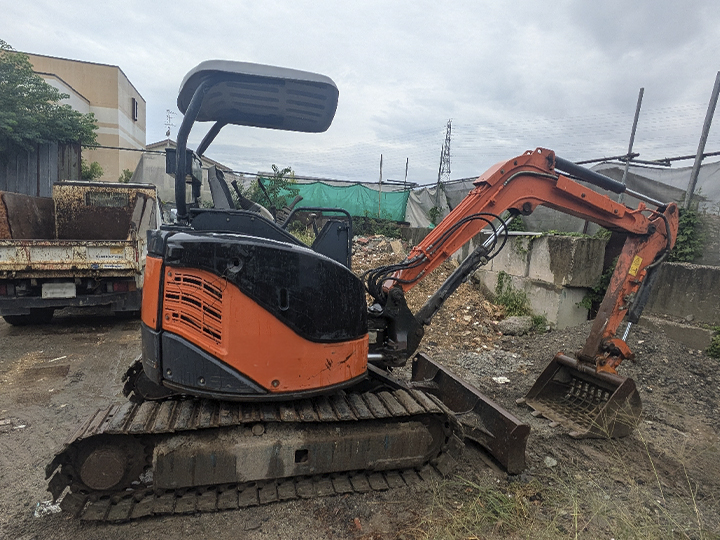 トラックの販売油圧ショベル