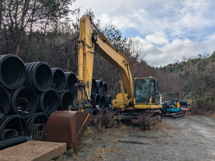 トラックの販売油圧ショベル