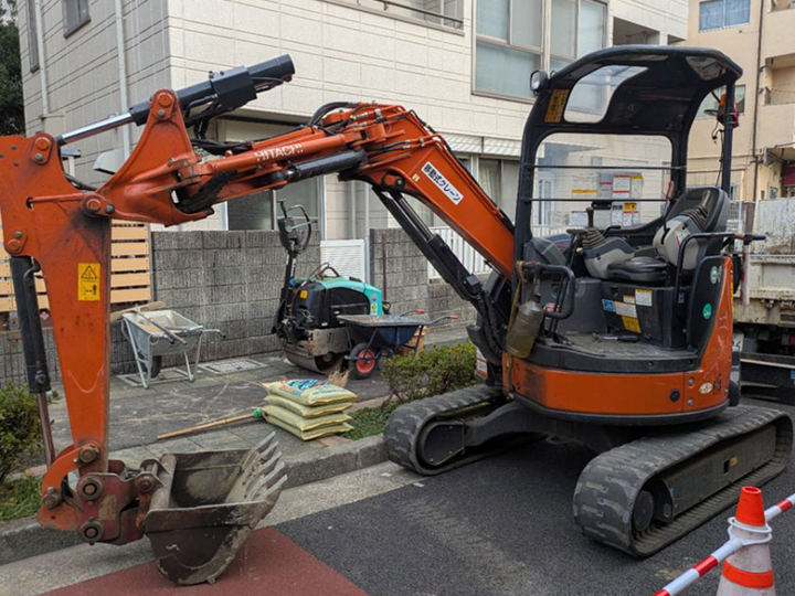 トラックの販売油圧ショベル