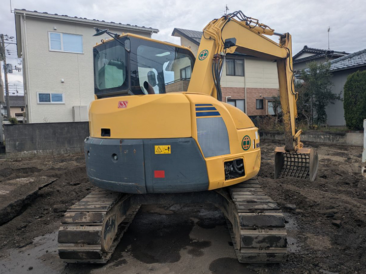 トラックの販売バックホー