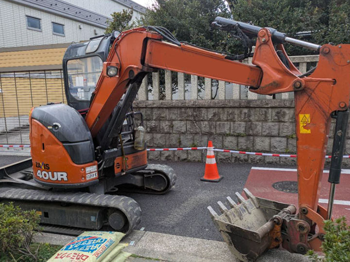 トラックの販売油圧ショベル