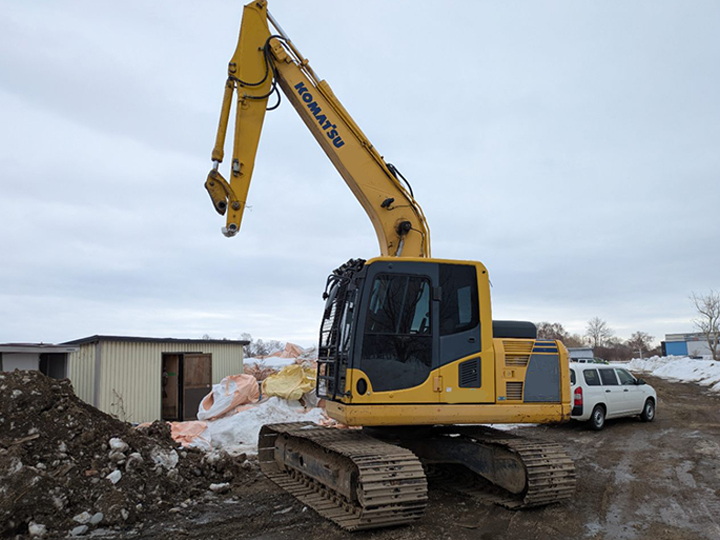 トラックの販売油圧ショベル