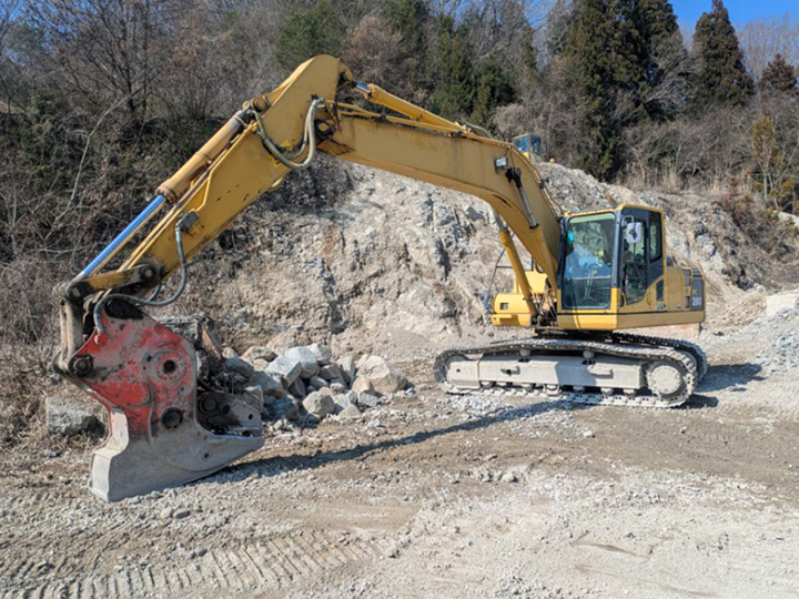 トラックの販売ユンボ