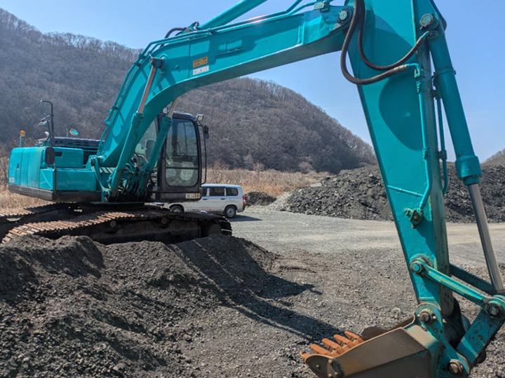 トラックの販売油圧ショベル