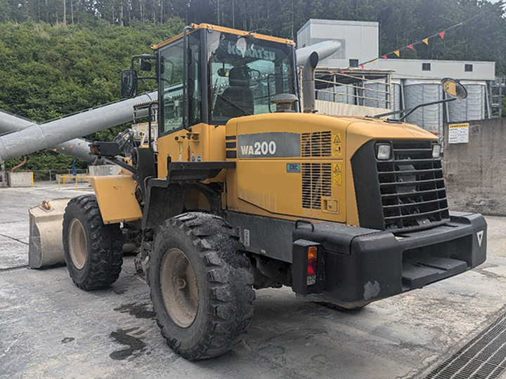 トラックの販売ホイルローダー